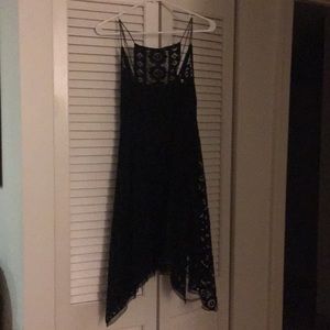 Free people black lace dress